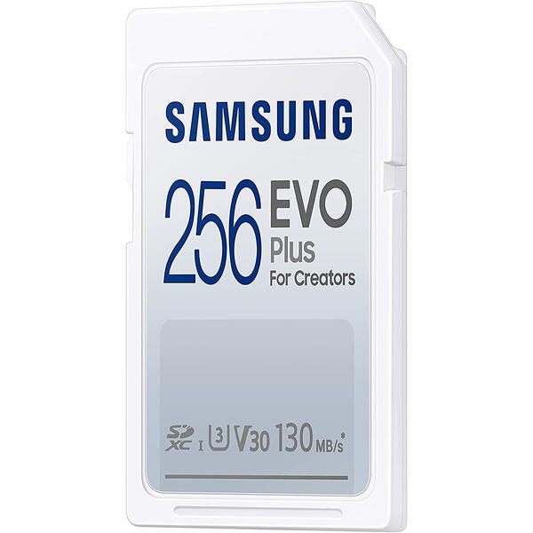 Card Memorie Samsung EVO Plus SDXC UHS-I Class 10 256GB