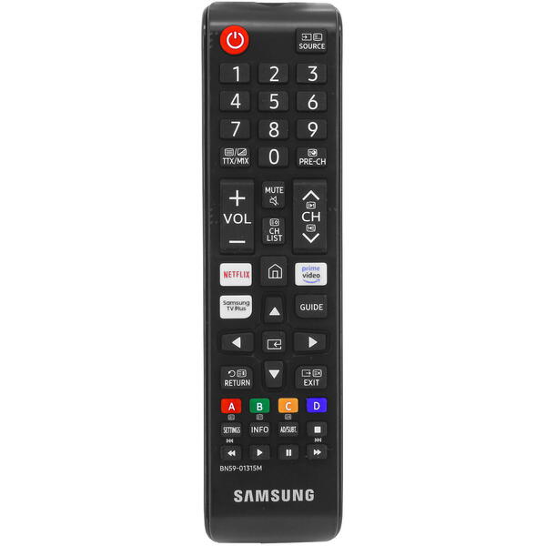 Telecomanda Smart Samsung BN59-01315B, 44 butoane, buton Netflix, infrarosu, Neagra