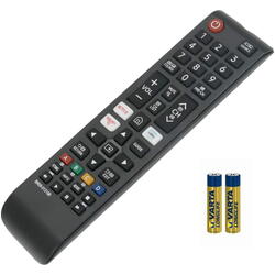 Telecomanda Smart Samsung BN59-01315B, 44 butoane, buton Netflix, infrarosu, Neagra
