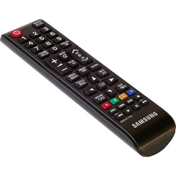 Telecomanda Smart Samsung TM1240A Smart TV, BN59-01175N, 44 Butoane, Infrarosu, Neagra