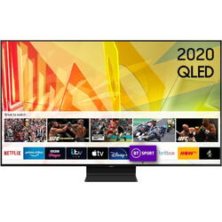 Televizor QLED Samsung Smart TV QE75Q90TA, 189cm 4K UHD HDR Negru