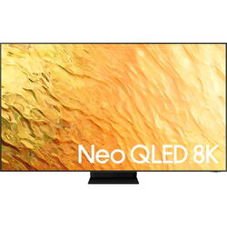 Televizor LED Samsung Smart TV Neo QLED QE75QN800B 189cm 8K UHD HDR Argintiu/Negru