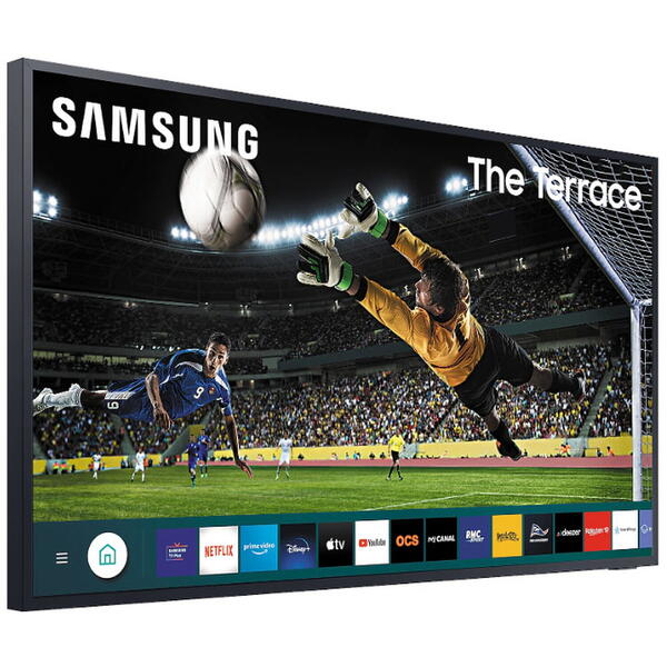 Televizor LED Samsung Smart The Terrace 65LST7T, 163 cm 4K Ultra HD Negru