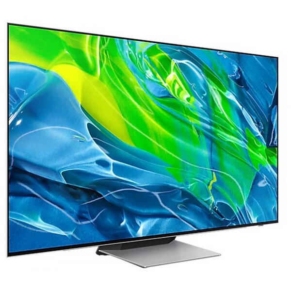 Televizor LED Samsung Smart TV OLED QE55S95B 138cm 4K UHD HDR Argintiu/Gri
