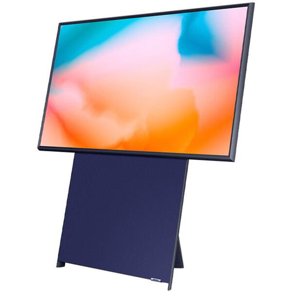 Televizor LED Samsung The Sero Smart TV QLED QE43LS05BA 108cm 4K UHD HDR Albastru/Negru