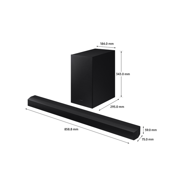 Sistem audio Samsung Soundbar 2.1 HW-B450, 300W, Black