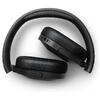 Casti Philips TAH6506BK Bluetooth, Anulare activa a zgomotului, Pliabile, Negru