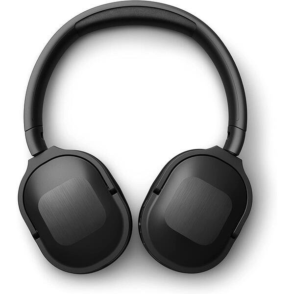 Casti Philips TAH6506BK Bluetooth, Anulare activa a zgomotului, Pliabile, Negru
