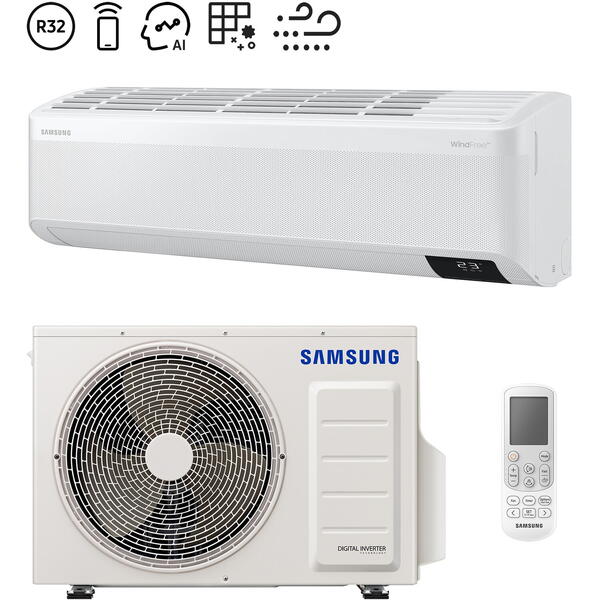 Aer Conditionat Samsung Wind-Free Comfort, 12000 BTU, Clasa A++/A+, Wi-Fi, Inverter