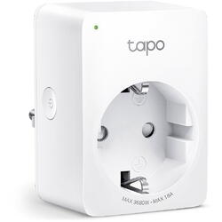 Tapo P110, Schuko, Monitorizarea energiei 16 A, programare prin smartphone, Bluetooth, WiFi, Alb