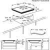 Plita Electrolux EIV644, Inductie, 4 zone de gatit, DoubleBridge, PowerBoost, Timer, Control touch, 60 cm, Sticla neagra