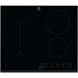 LIV63431BK, Inductie, 4 zone de gatit, Touch control, Timer, Booster, 60 cm, Negru