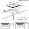 Plita Electrolux EIS6448, Inductie, 4 zone de gatit, Control touch, Booster, Timer, Conectivitate hota, SenseFry, 60 cm, Gri