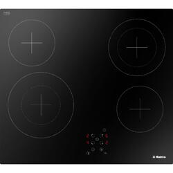 BHC96508, Vitroceramica, 4 zone de gatit, HeatControl, Temporizator, Control touch, Timer, 60 cm, Negru