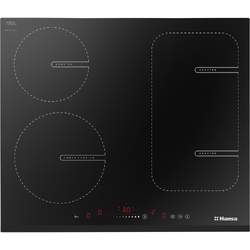 BHI68611, Inductie, 4 zone de gatit, Temporizator, Bridge, Stop&Go, Hob&Go, HeatControl, Booster, 60 cm, Negru