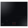 Plita Samsung NZ64B5046JK/U2, Inductie, 4 zone de gatit, Control tactil, Display, 60 cm, Sticla neagra