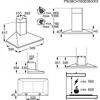 Hota Electrolux decorativa EFF60560OX, Putere de absorbtie 603 m3/h, 1 motor, 4 viteze, 60 cm, Inox