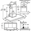 Hota Electrolux decorativa LFT429X, Putere de absorbtie 600 m3/h, 1 motor, 90 cm, Inox