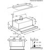 Hota Electrolux telescopica LFP226S, 1 motor, 330 m3/h, 60 cm, Argintiu