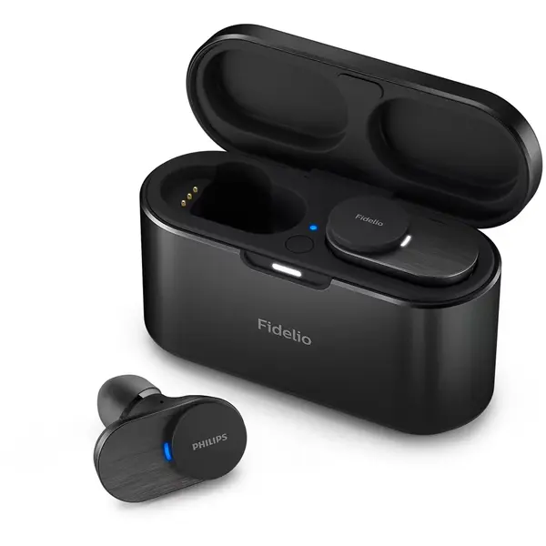 Casca Bluetooth Philips wireless Fidelio T1BK/00, Negru