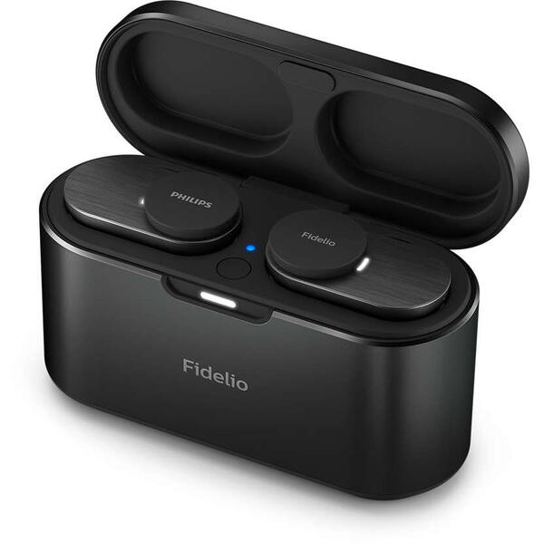 Casca Bluetooth Philips wireless Fidelio T1BK/00, Negru