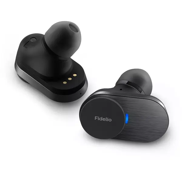 Casca Bluetooth Philips wireless Fidelio T1BK/00, Negru