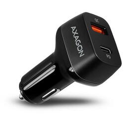 PWC-PDQ, 1x QC3.0 + 1x PD USB-C, 45W, Negru