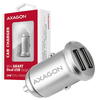 Incarcator auto AXAGON PWC-5V4, SMART, 5V 2,4A + 2,4A, 24W, Aluminiu, Gri