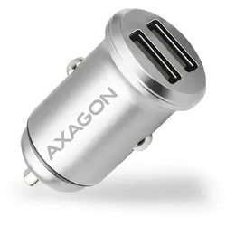 PWC-5V4, SMART, 5V 2,4A + 2,4A, 24W, Aluminiu, Gri