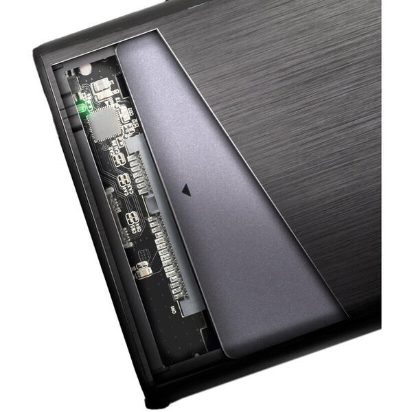Rack AXAGON Extern EE25-A6M, USB3.2 - SATA  2.5 inch, Negru