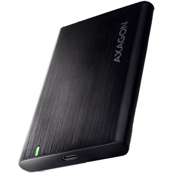 Rack AXAGON Extern EE25-A6C, USB3.2 Type C - SATA 2.5 inch, negru