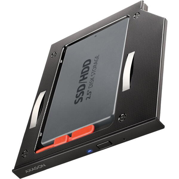 Rack AXAGON Intern, RSS-CD09 , SSD/HDD - SATA 2.5 inch 9.5mm Negru