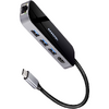Hub USB AXAGON HMC-6GL,  USB 3.2, Retea, HDMI, Cablu USB Tip C 20 cm