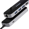 Hub USB AXAGON HMC-6GL,  USB 3.2, Retea, HDMI, Cablu USB Tip C 20 cm