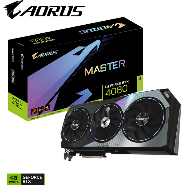 Placa video Gigabyte GeForce RTX 4080 AORUS MASTER 16GB GDDR6X 256 Bit