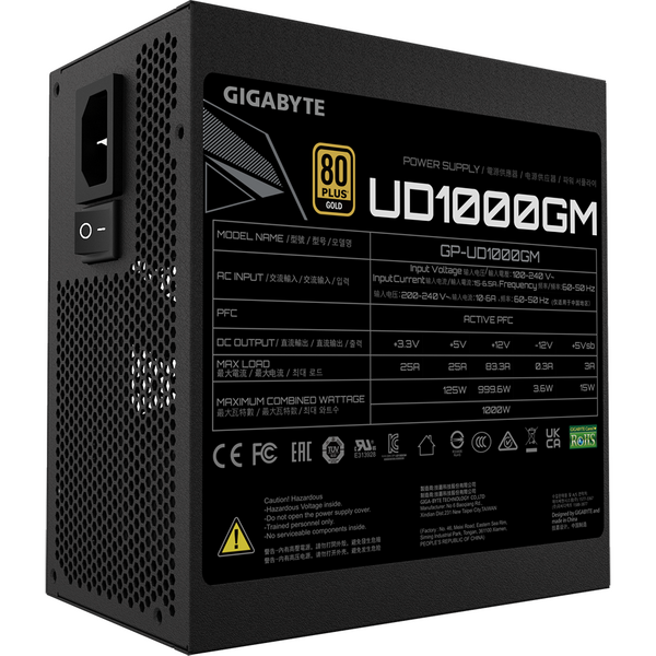 Sursa Gigabyte GP-UD1000GM, 1000W 80+ Gold