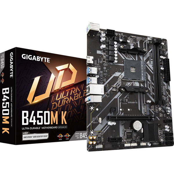 Placa de baza Gigabyte B450M K Socket AM4