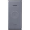 Baterie externa Samsung EB-U3300 10000 mAh, 2x USB-C, 25W, Wireless Qi, Dark Gray