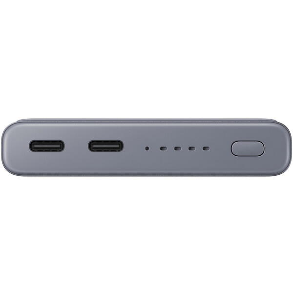 Baterie externa Samsung EB-U3300 10000 mAh, 2x USB-C, 25W, Wireless Qi, Dark Gray