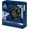 Ventilator PC Arctic F8 PWM PST CO, Negru