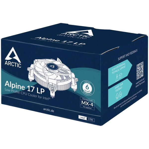Cooler Arctic Alpine 17 LP, Socket 1700