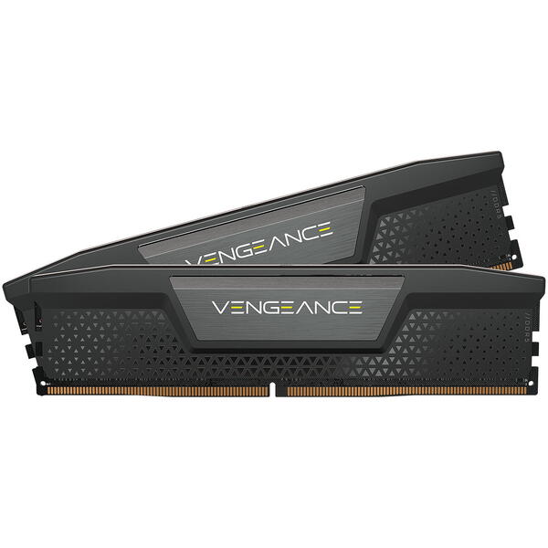 Memorie Corsair Vengeance 64GB DDR5, 6000MHz, CL40, 1.35V, Kit dual channel, Negru