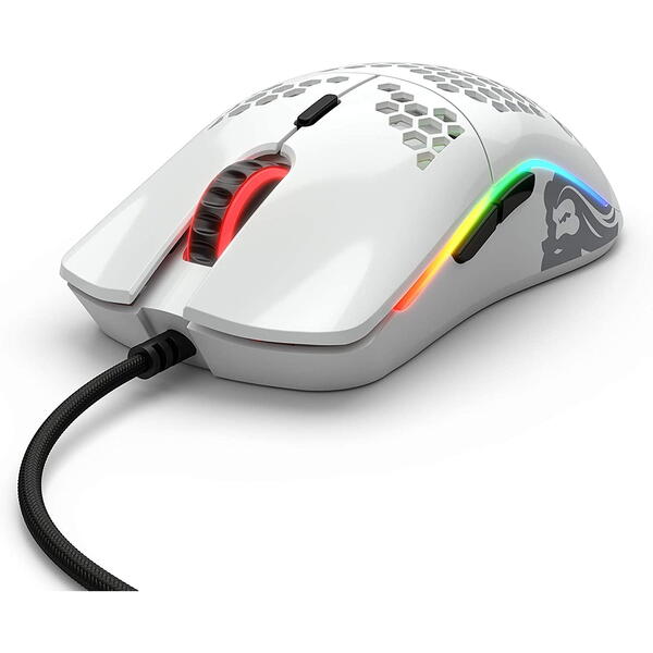 Mouse gaming Glorious PC Gaming Race Model O Glossy White