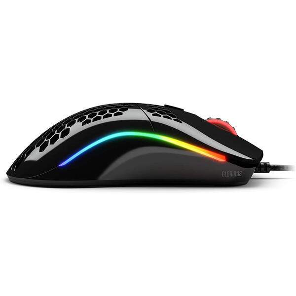 Mouse gaming Glorious PC Gaming Race Model D Glossy Black