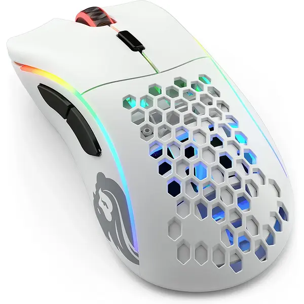 Mouse gaming Glorious PC Gaming Race Model D, Wireless, Matte White