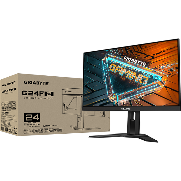 Monitor Gaming Gigabyte G24F 2, 23.8 inch, 1ms, 165Hz, Negru