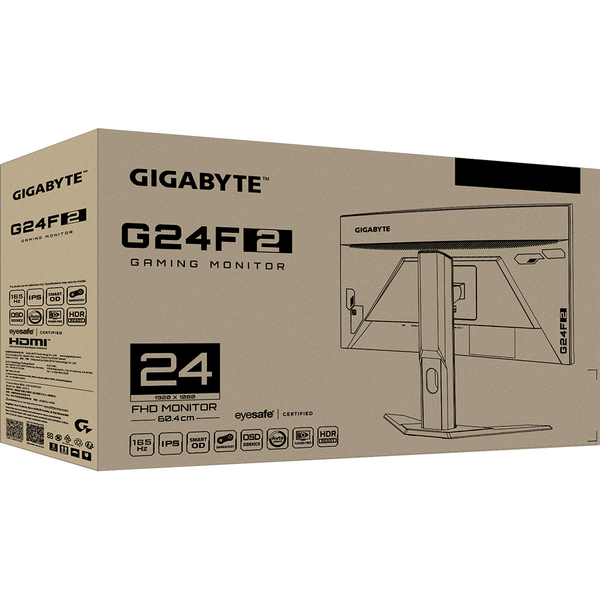 Monitor Gaming Gigabyte G24F 2, 23.8 inch, 1ms, 165Hz, Negru