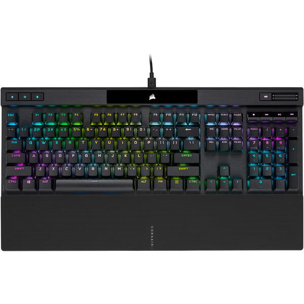 Tastatura gaming Corsair K70 RGB PRO, CHERRY MX Red, Negru