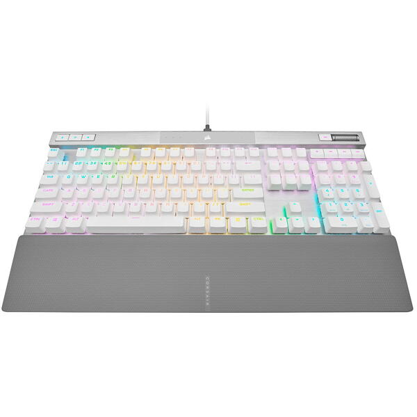 Tastatura gaming Corsair K70 RGB PRO OPX Switches, Silver