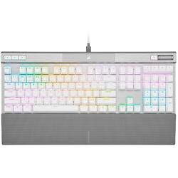 Tastatura gaming Corsair K70 RGB PRO OPX Switches, Silver